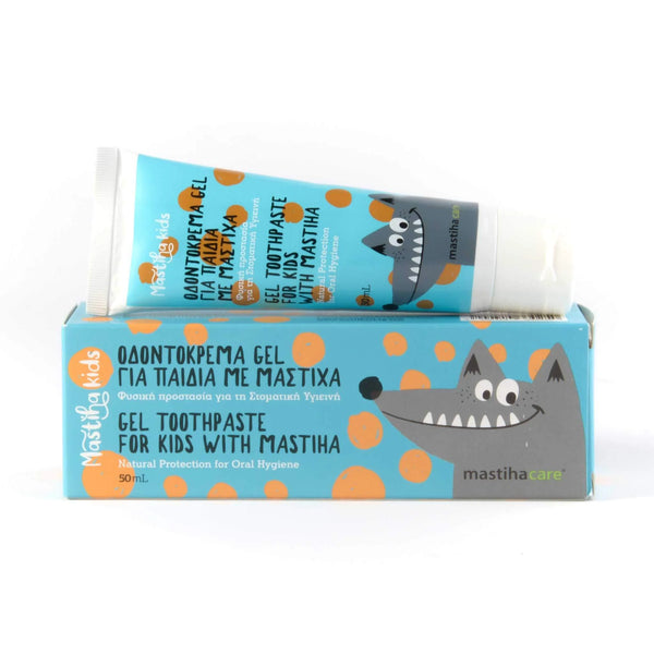 Kids gel toothpaste with Chios mastic and fluoride, 50 ml, menthol-free, age 3+