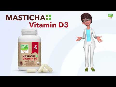 Mastic+ Vitamin D3 160 capsules