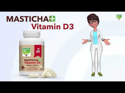 Mastic+ Vitamin D3 160 capsules